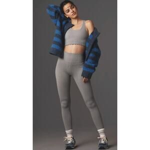 Anthro Spiritual Gangster Amor Shimmer Tank Top + Love Sculpt Legging Set, XS/S